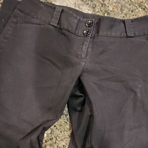 The Limited Women's Dark Gray Straight Leg Jeans